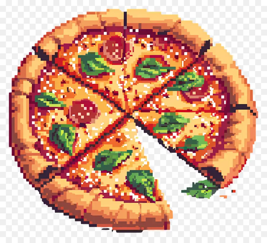 Pizza Piksel，Pizza PNG