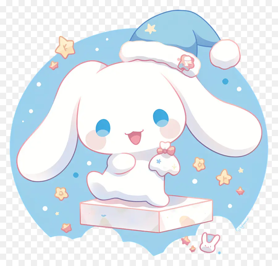 Cinnamoroll Yang Lucu，Kelinci Lucu Dengan Bell PNG