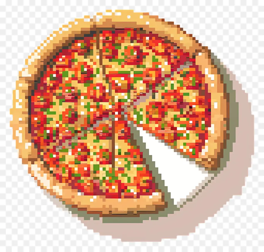 Pizza Piksel，Pizza PNG