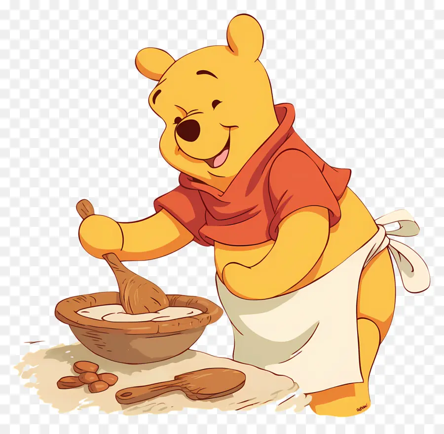 Winnie Si Beruang，Pengadukan Beruang PNG