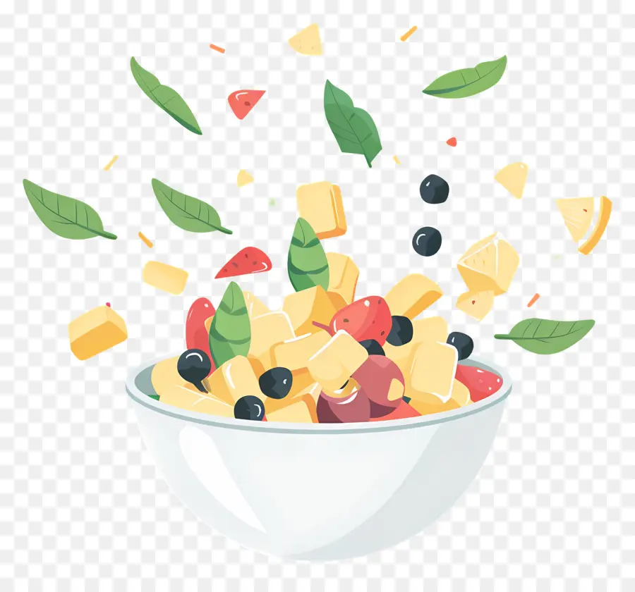 Salad Buah，Salad PNG