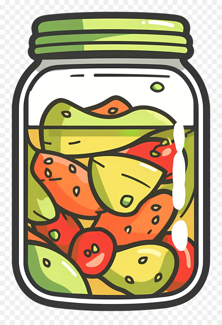 Toples Kimchi，Sebotol Acar PNG