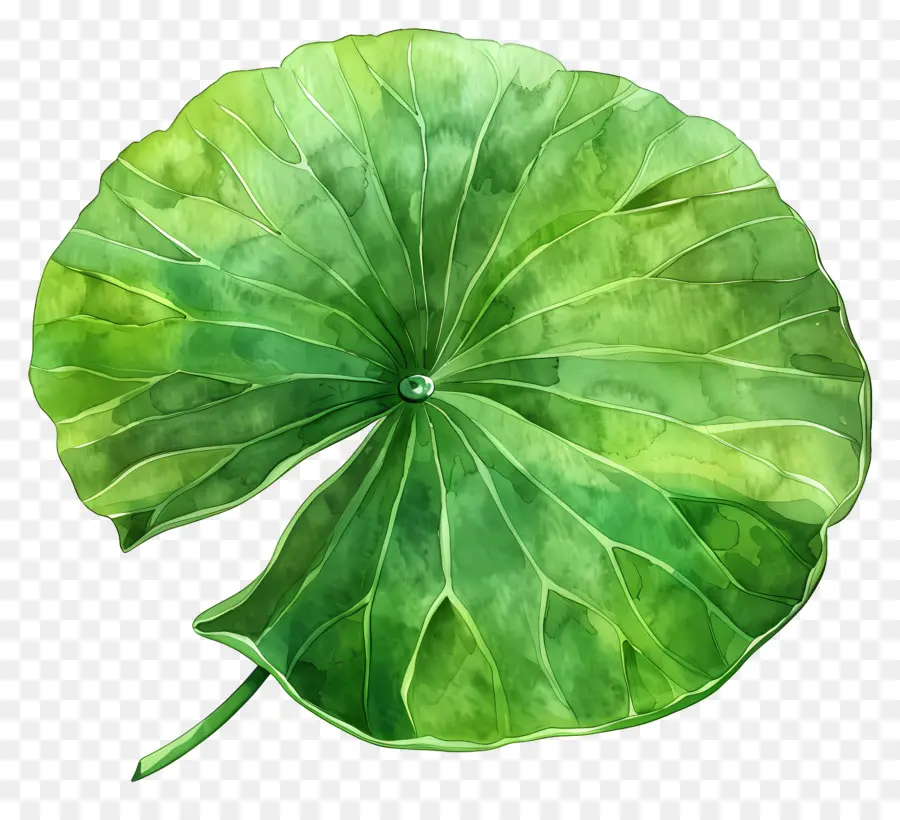 Daun Teratai，Daun Teratai Hijau PNG