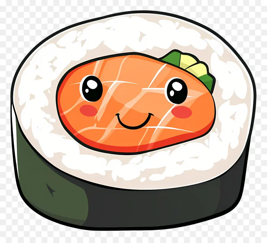 Sushi Yang Lucu，Gulungan Sushi Yang Lucu PNG