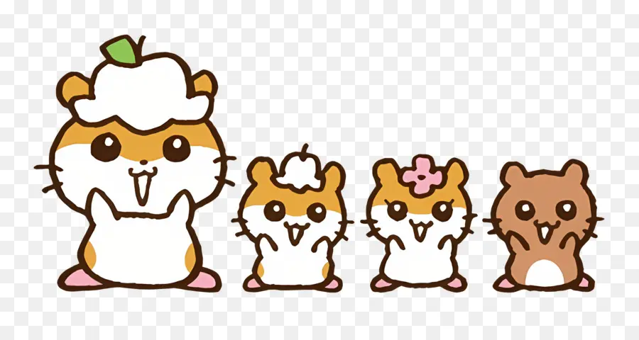 Corocorokurin，Hamster Lucu PNG