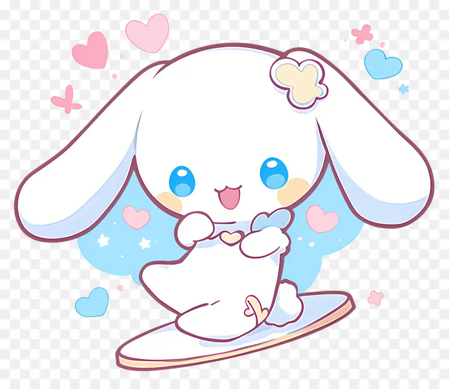 Cinnamoroll Yang Lucu，Kelinci Putih PNG