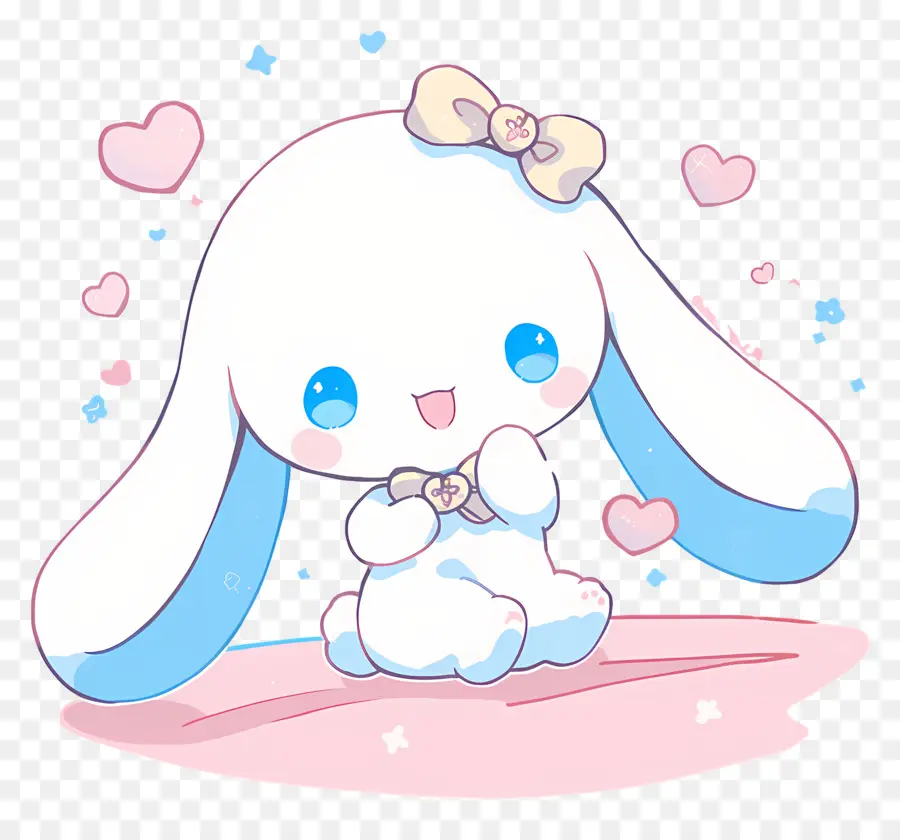 Cinnamoroll Yang Lucu，Kelinci Putih PNG