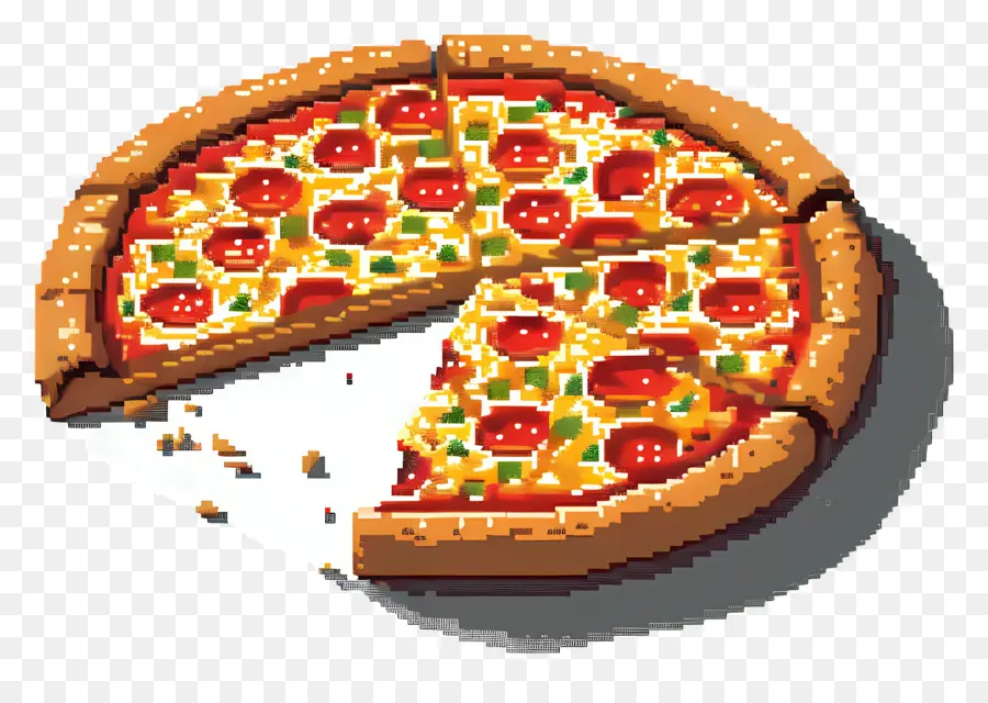 Pizza Piksel，Pizza PNG