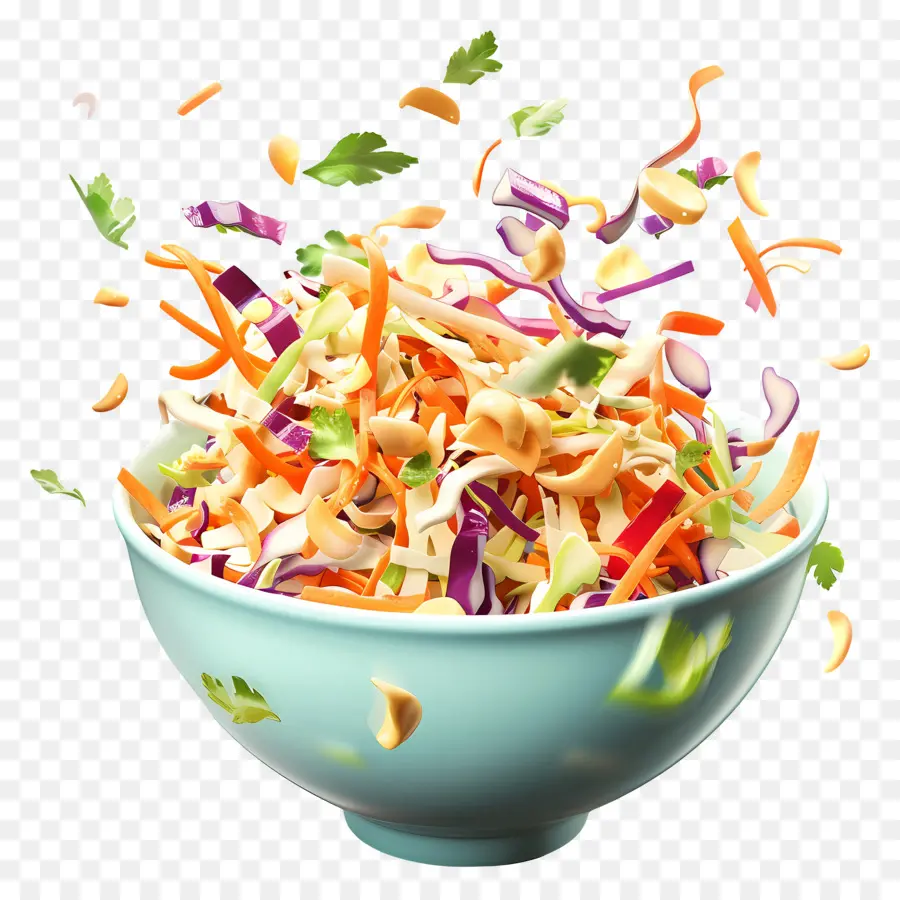 Salad Selada Kol，Salad Yang Dilempar PNG