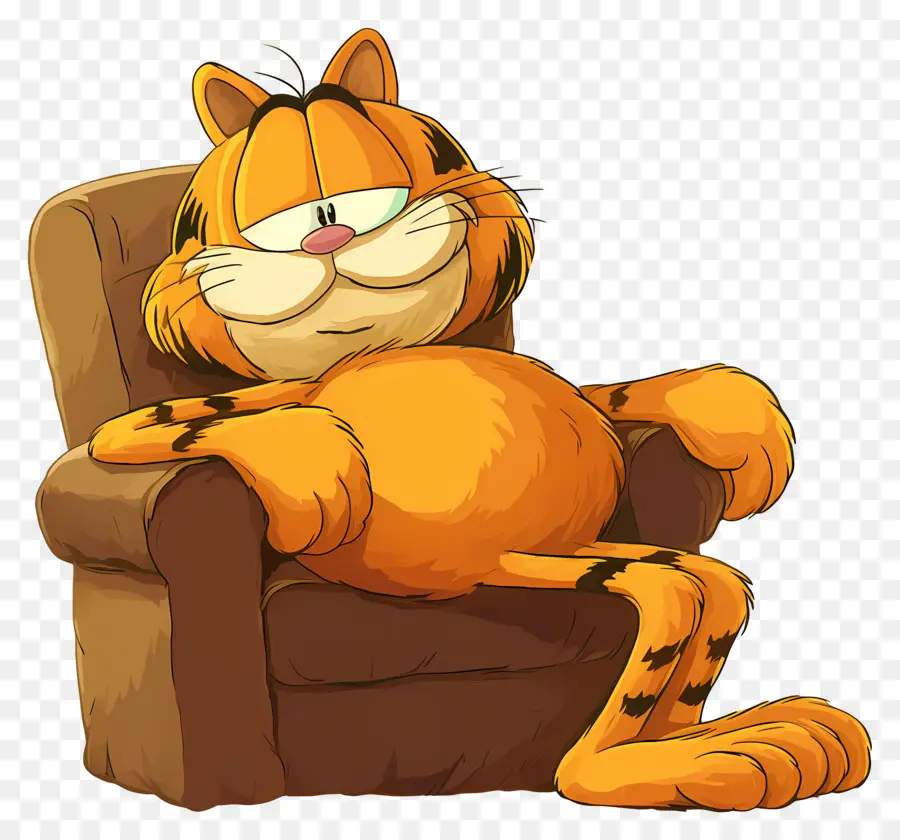 Garfield，Kucing Oranye PNG