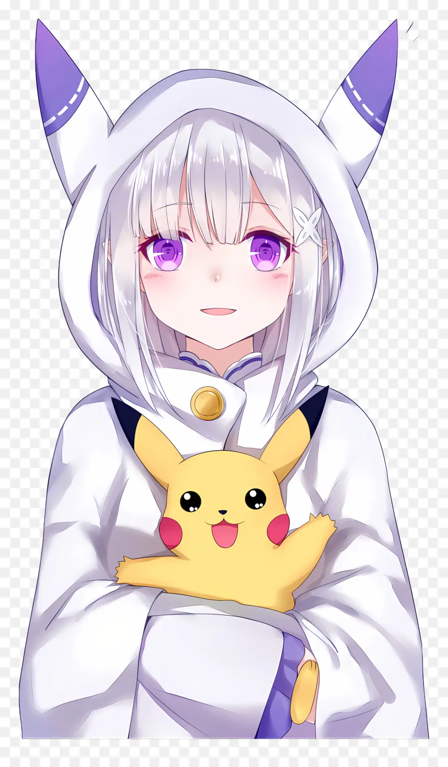 Pikachu，Gadis Dengan Boneka Pikachu PNG