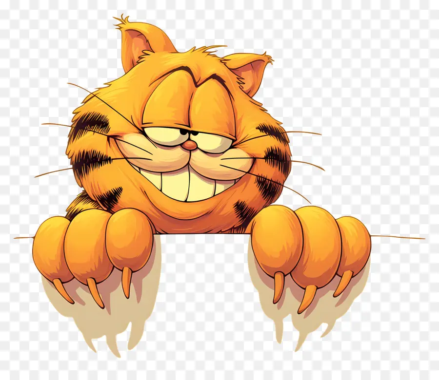 Garfield，Kucing Oranye PNG