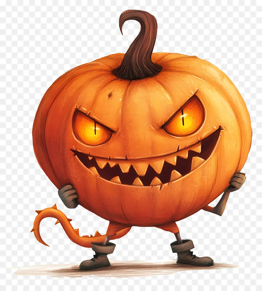 Setan Halloween，Pohon Labu PNG