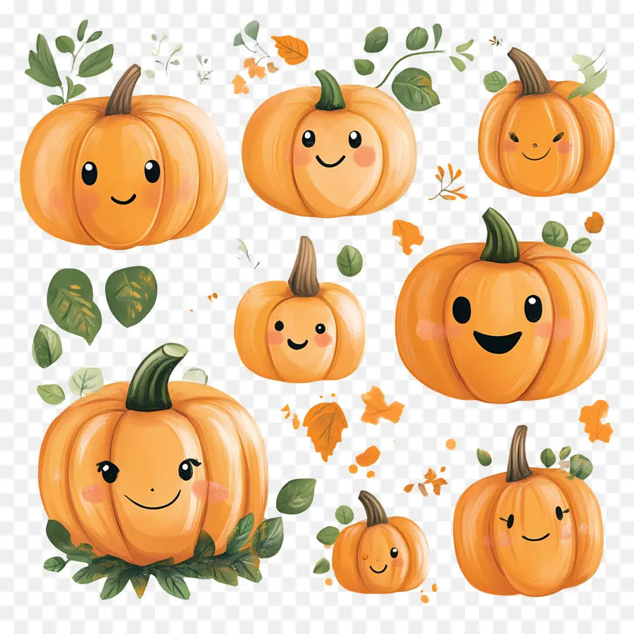 Labu Lucu，Labu Halloween PNG