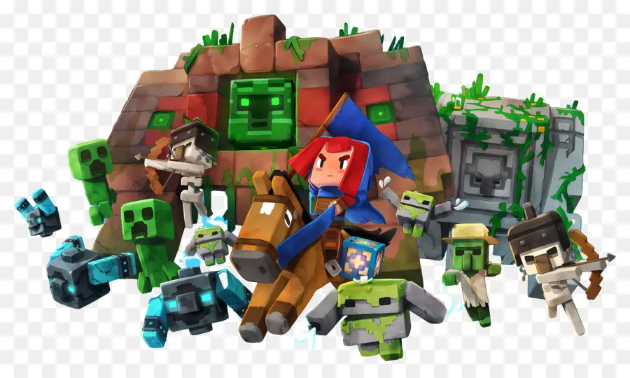 Minecraft，Karakter Permainan PNG