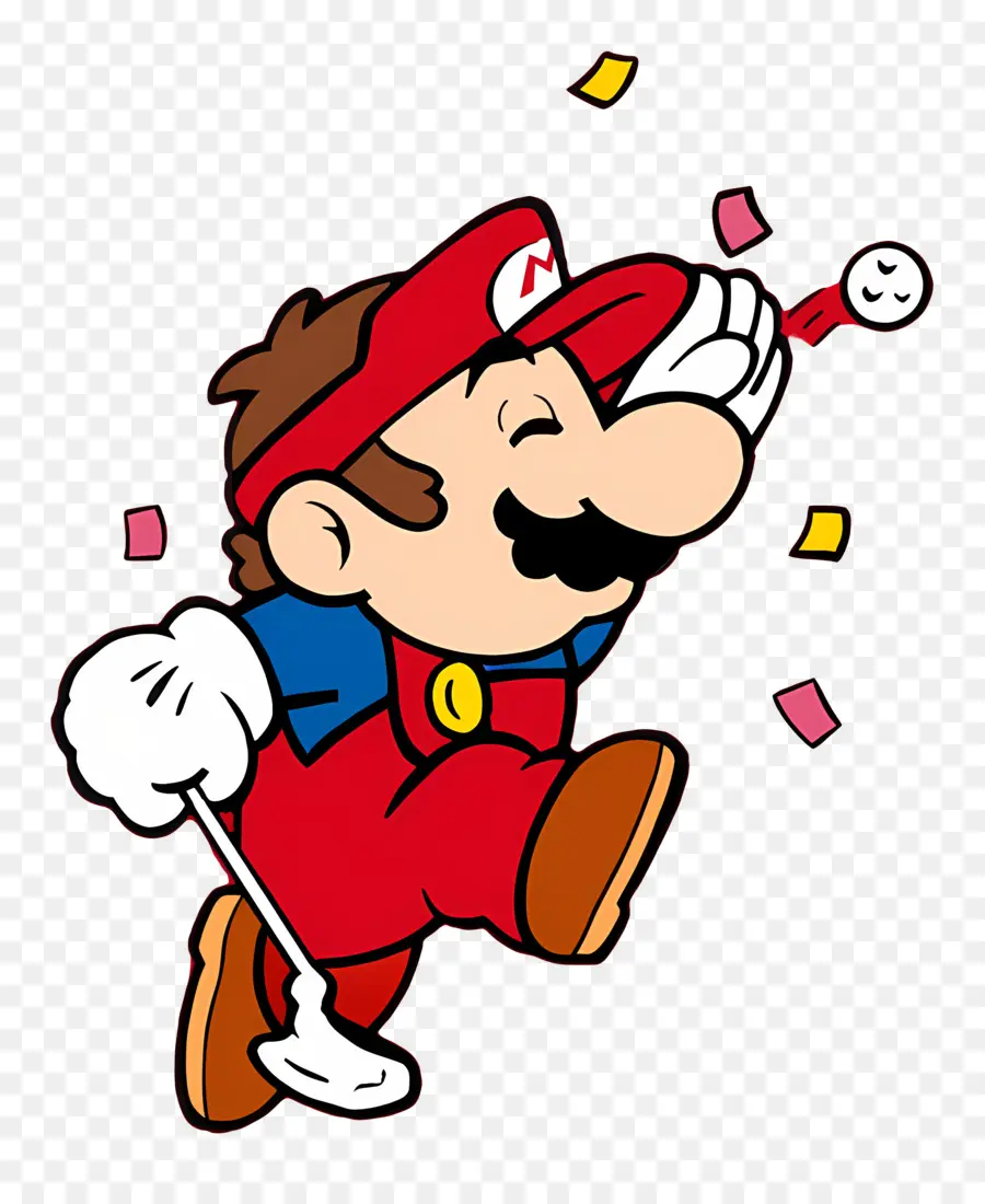 Super Mario，Karakter Bermain Golf PNG