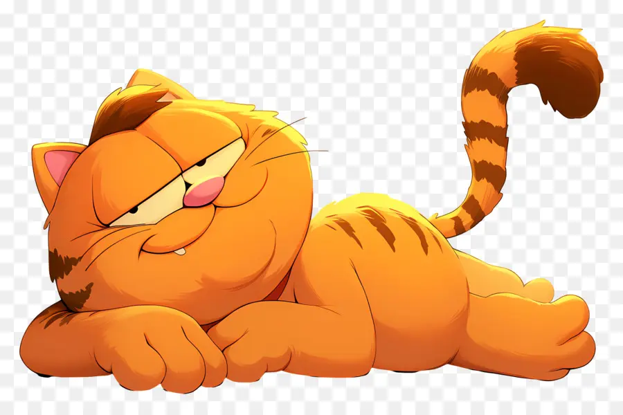 Garfield，Harimau Oranye PNG