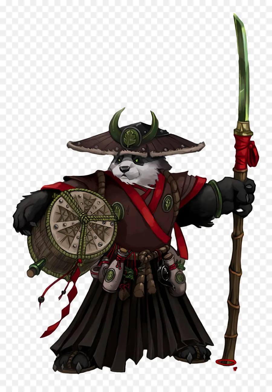 Dunia Warcraft，Prajurit Panda PNG