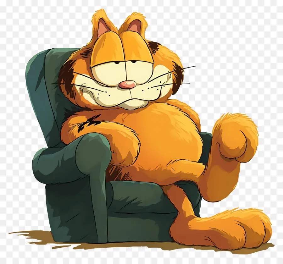 Garfield，Kucing Oranye PNG