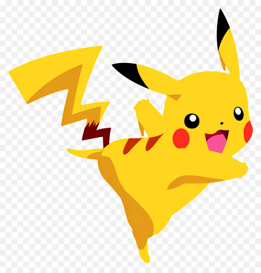 Pikachu，Pikachu Minimalis PNG