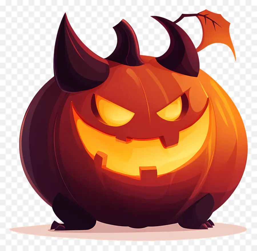 Setan Halloween，Setan Labu PNG