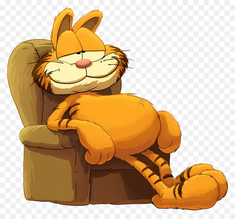 Garfield，Kucing Oranye PNG