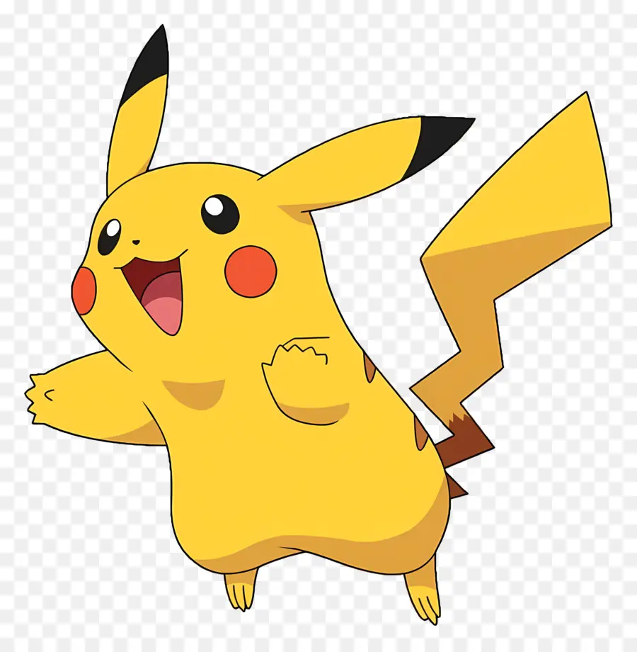 Pikachu，Pikachu Minimalis PNG