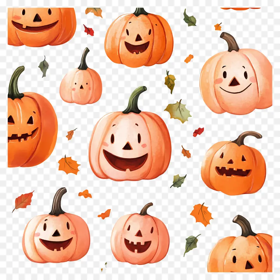 Labu Lucu，Labu Halloween PNG