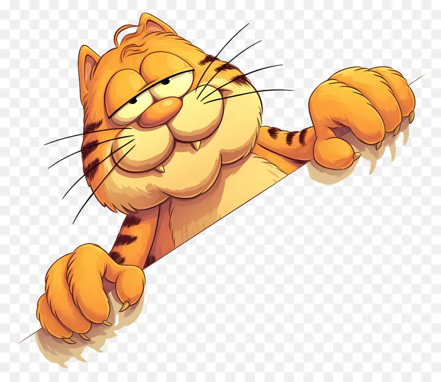 Garfield，Kucing Oranye PNG