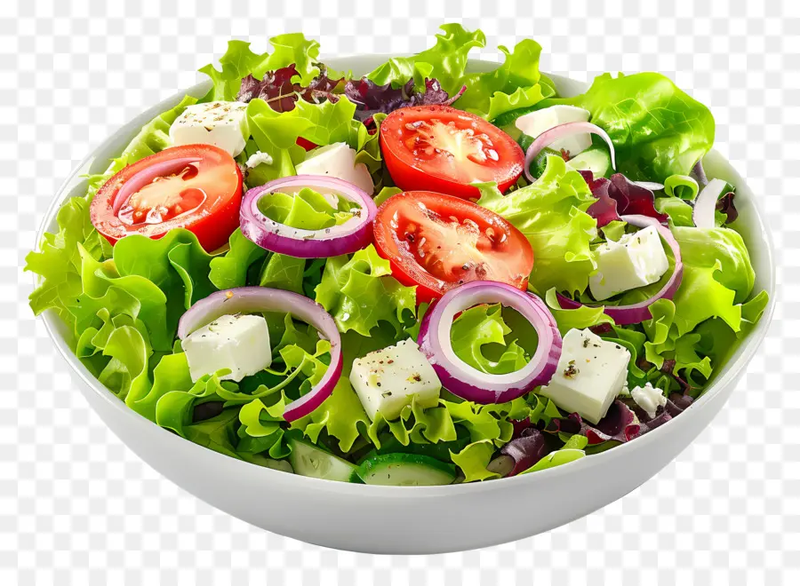 Salad Kartun，Salad Yunani PNG