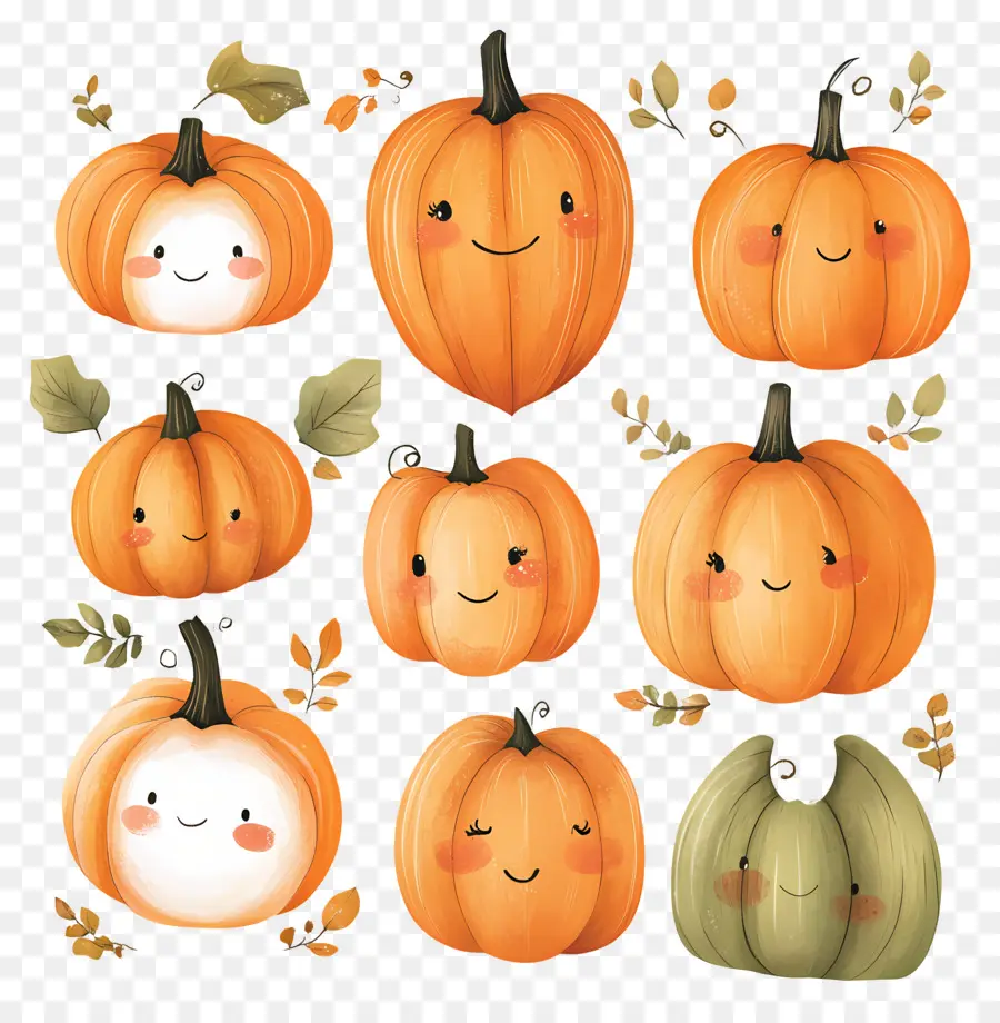 Labu Lucu，Labu Halloween PNG