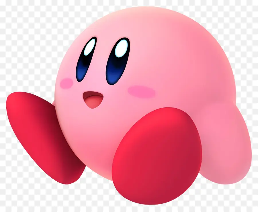 Kirby，Karakter Merah Muda PNG