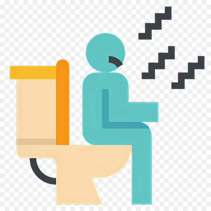 Sembelit，Orang Di Toilet PNG