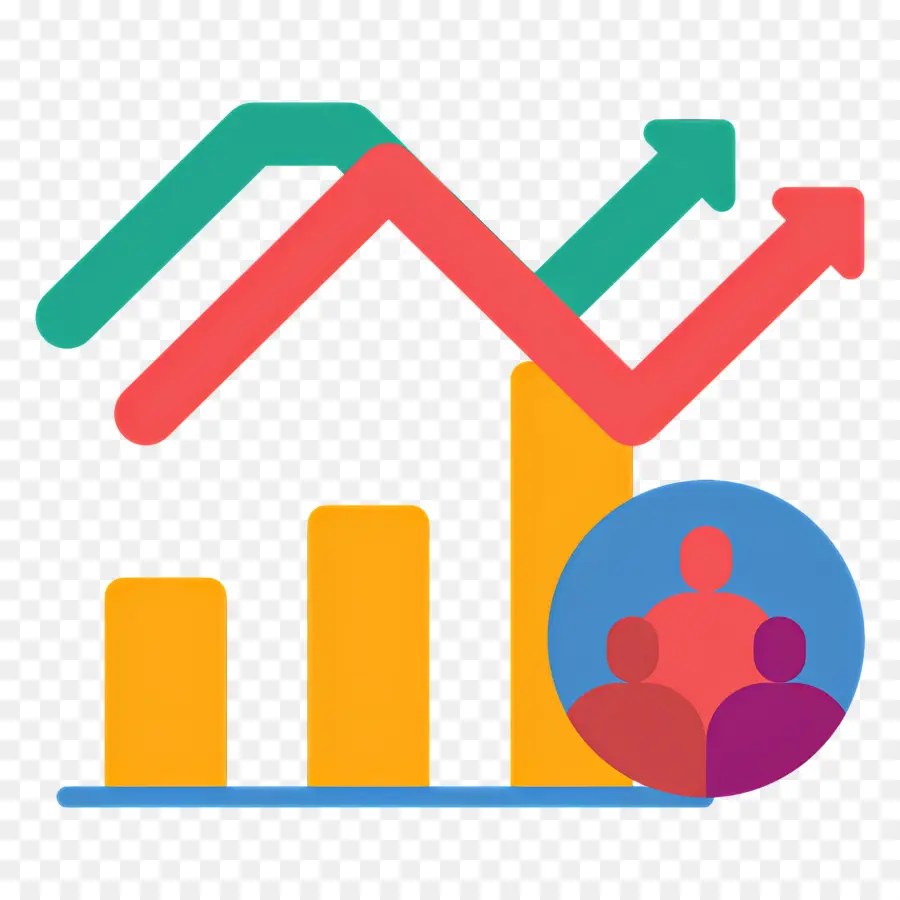 Pasar Saham，Grafik Dan Orang PNG