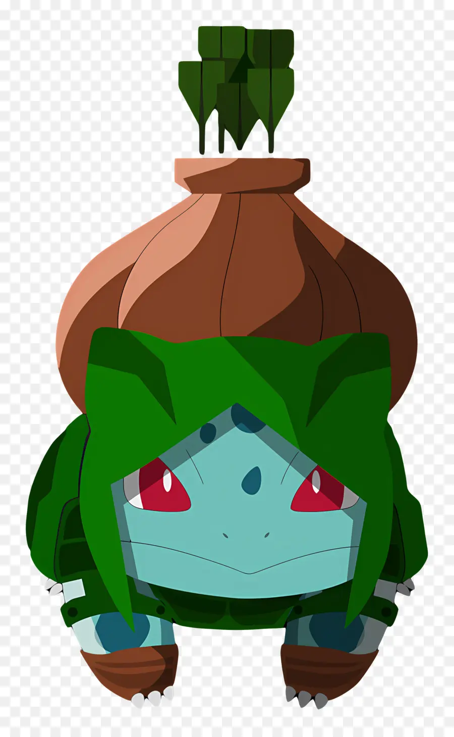 Bulbasaur，Makhluk Kartun Dengan Tanaman PNG