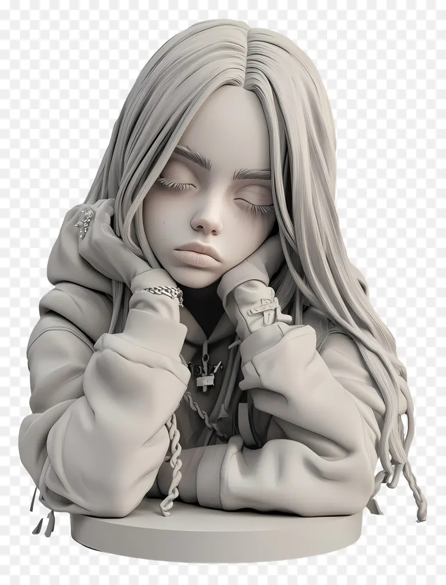 Billie Eilish，Patung Seseorang PNG