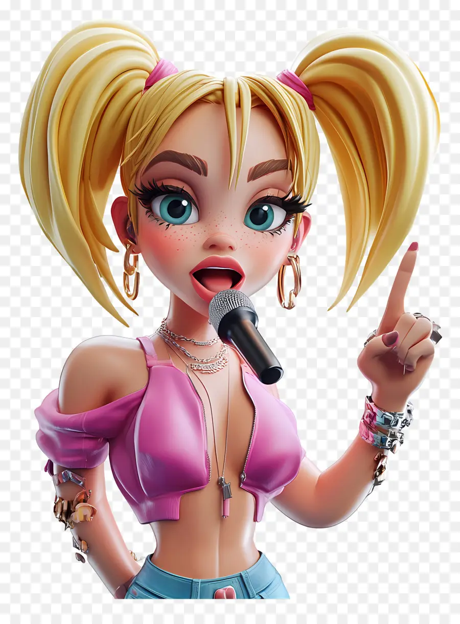 Miley Cyrus，Tokoh Kartun Bernyanyi PNG