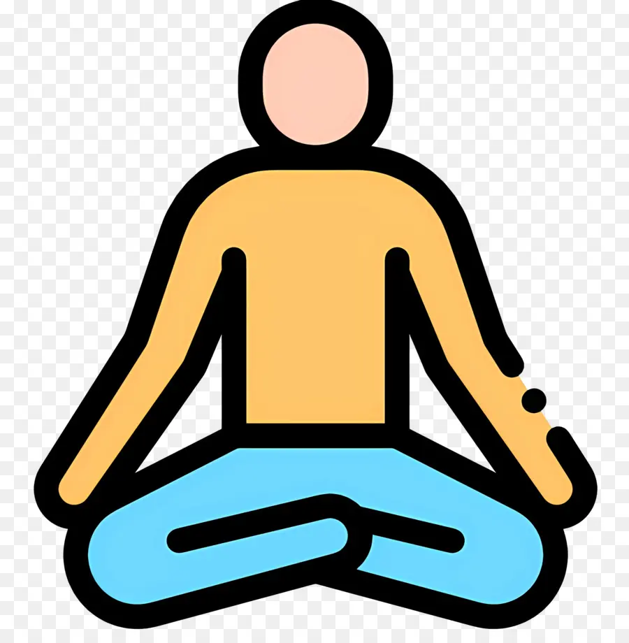 Meditasi，Pose Meditasi PNG