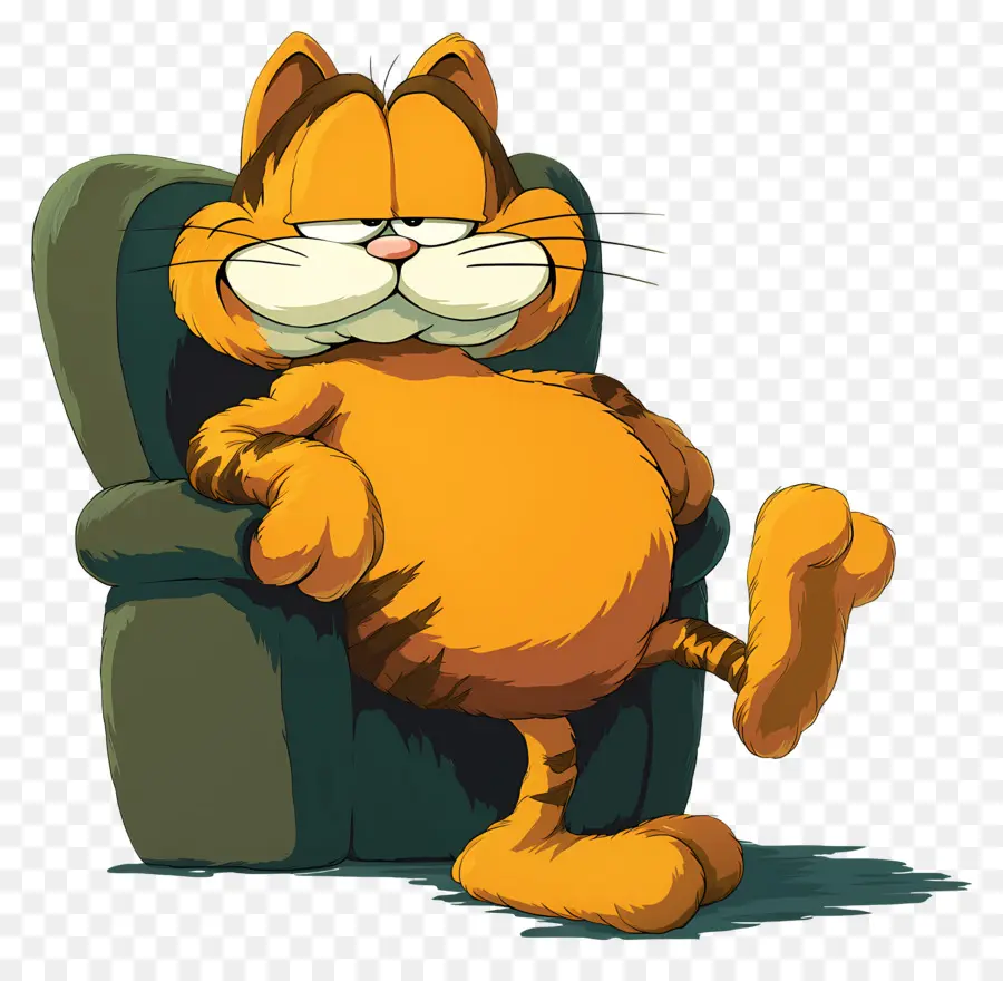 Garfield，Kucing Oranye PNG