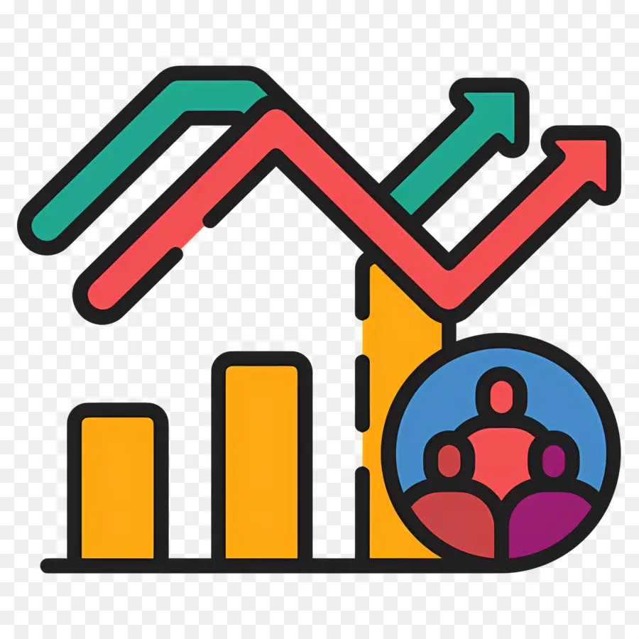 Pasar Saham，Grafik Dan Orang PNG