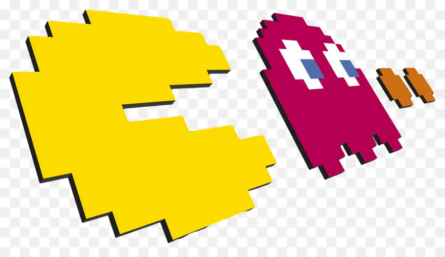 Pak Man，Pac Man Kuning PNG