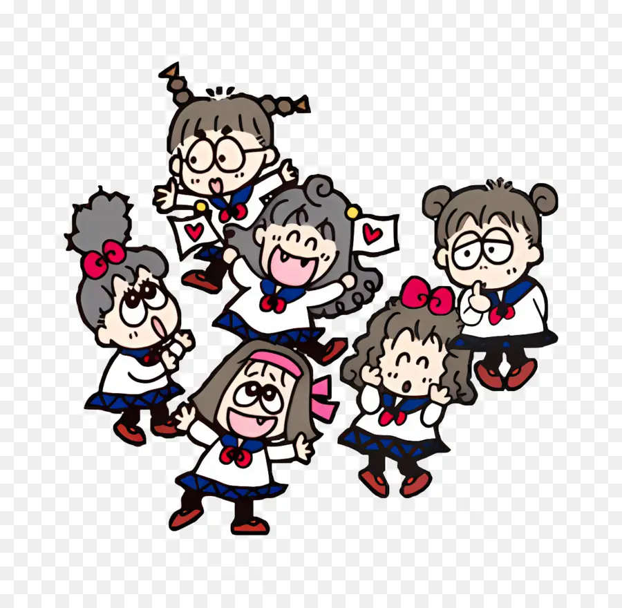 Rururugakuen，Karakter Kartun PNG