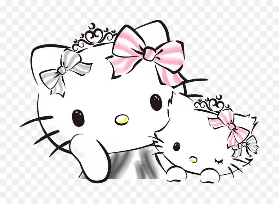 Kitty Yang Menawan，Halo Kitty PNG