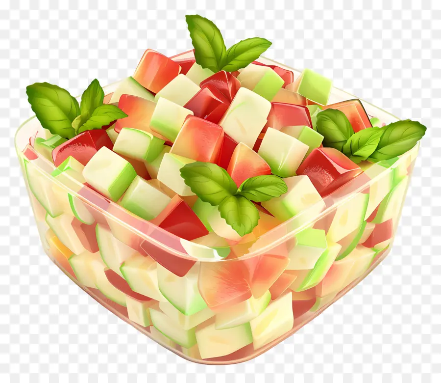 Salad Waldorf，Salad Buah PNG