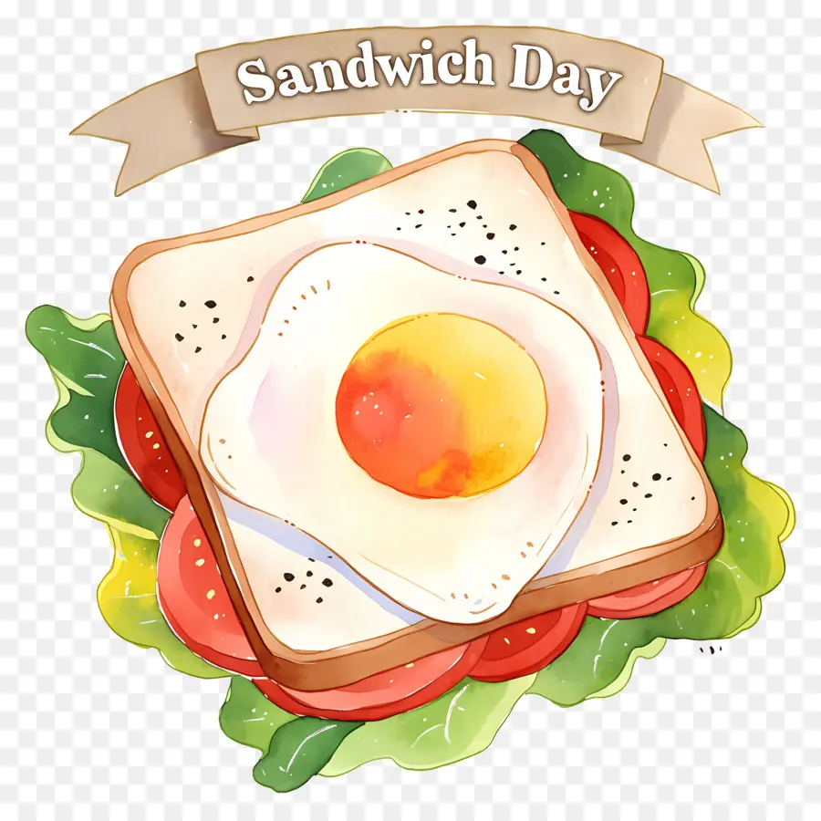 Hari Sandwich Nasional，Sandwich Dengan Telur PNG