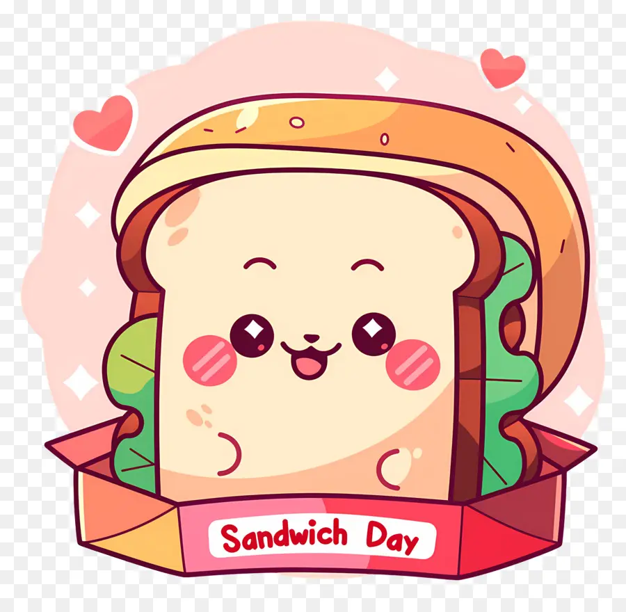 Hari Sandwich Nasional，Sandwich Yang Lucu PNG