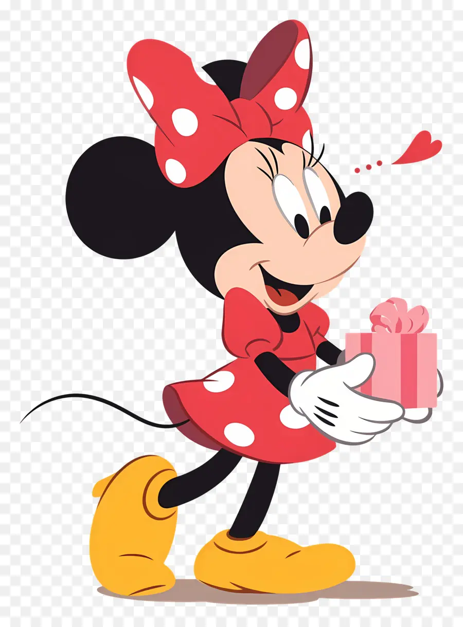 Minnie Tikus，Tikus Kartun Dengan Hadiah PNG