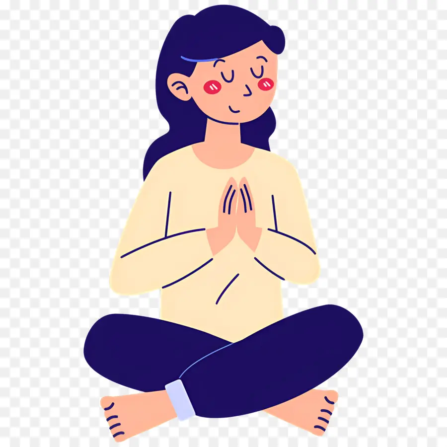 Meditasi，Orang Yang Bermeditasi PNG