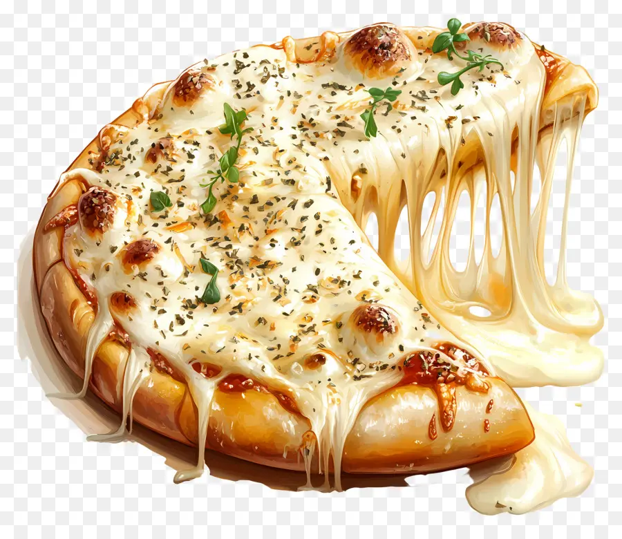 Tarikan Keju，Pizza Keju PNG