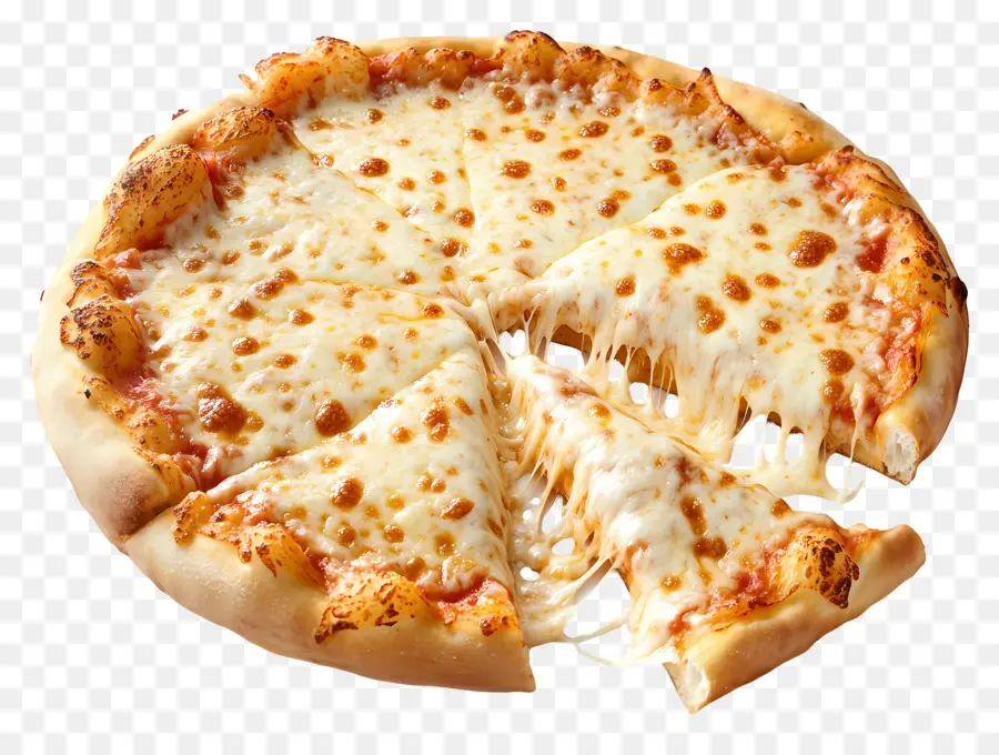 Tarikan Keju，Potongan Pizza PNG